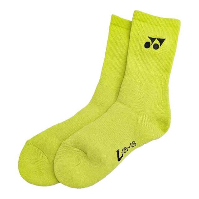 ヨネックス(YONEX) 2026 メンズ 3Dエルゴ ソックス 左右専用設計 抗菌防臭加工 靴下 19120-680 フレッシュライム(26y2m)