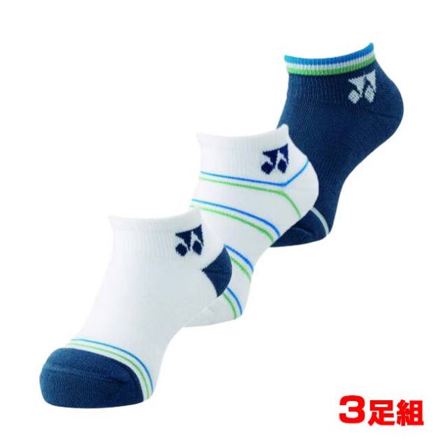 【三足組】ヨネックス(YONEX) 2025 ジュニア スニーカーインソックス ローカット丈 3足組 3P 19237JY-080 アソート(25y7m)