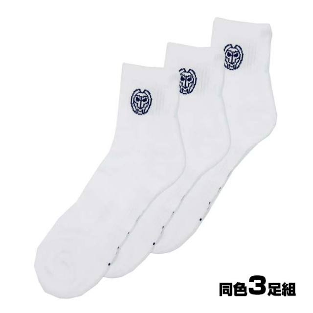 「同色3足組」BIDI BADU(ビディバドゥ) ユニセックス ANCHOR アンカー アンクル ムーブ ソックス 3P S1490007-WHホワイト(24y11m)
