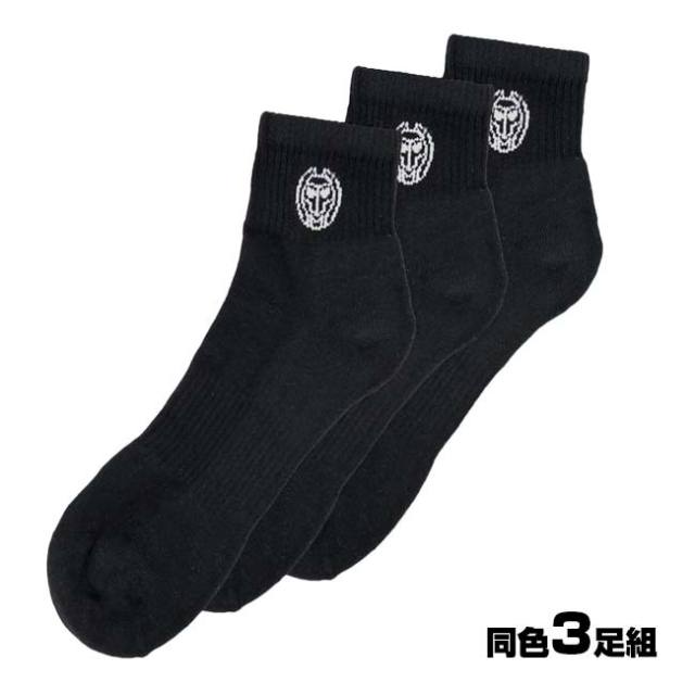 「同色3足組」BIDI BADU(ビディバドゥ) ユニセックス ANCHOR アンカー アンクル ムーブ ソックス 3P S1490007-BKブラック(24y11m)