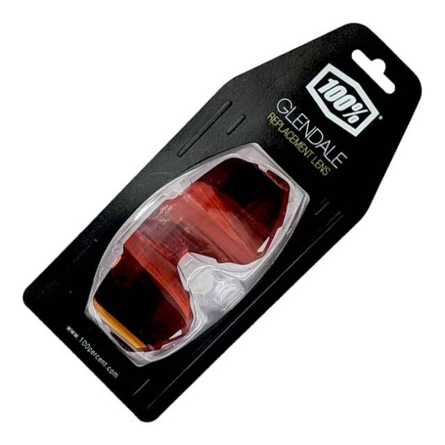 【20%OFFクーポン対象】【10％OFFマジッククーポン対象】【交換用レンズ】100%(ワンハンドレッド) GLENDALE グレンデ−ル用 リプレイスメントレンズ ※本体は別売※ 69047-00010 HiPER レッド ML ミラー(26y1m)