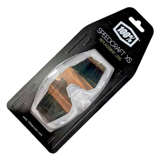 【20%OFFクーポン対象】【10％OFFマジッククーポン対象】【交換用レンズ】100%(ワンハンドレッド) スピードクラフトXS用 リプレイスメントレンズ ※本体は別売※ 69039-00008 HiPERコッパ―ミラー(25y12m)