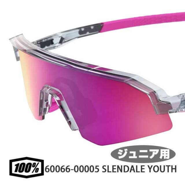 100% スポーツサングラス ピンクミラー