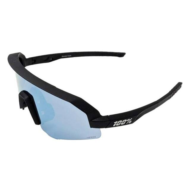 【11％OFFマジッククーポン】100%(ワンハンドレッド) ジュニア用スポーツサングラス スレンデール ユース HiPERマルチレイヤーミラー  60066-00002 Mブラック(25y6m)