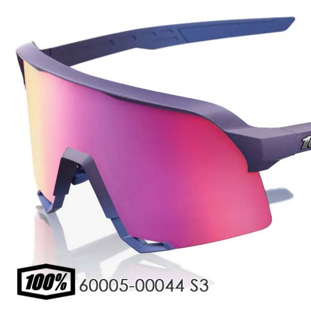 100%(ワンハンドレッド) スポーツサングラス S3 エススリー ミラー  