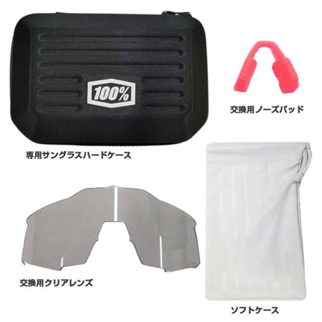 100% ワンハンドレット　S2 マットホワイト 新品未使用】 100% ワンハンドレット サングラス S2 マット