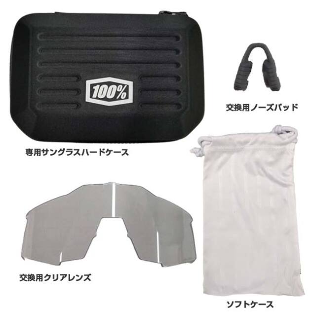 10%OFFクーポン対象】100%(ワンハンドレッド) スポーツサングラス