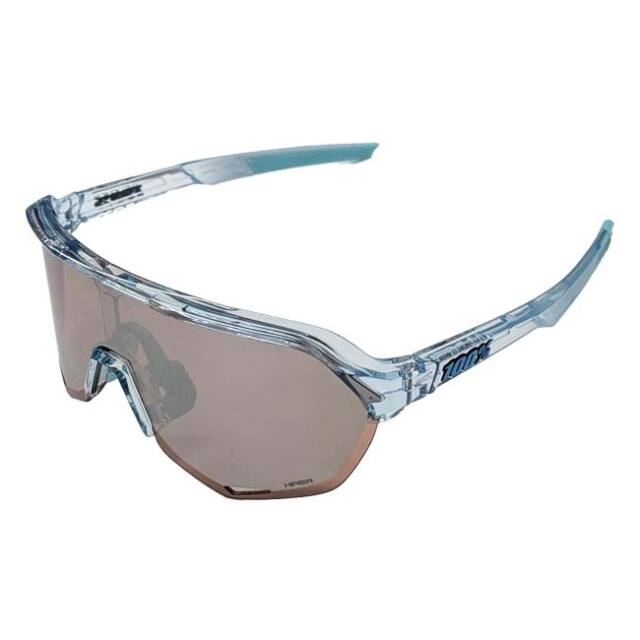 【20%OFFクーポン対象】【10％OFFマジッククーポン対象】100%(ワンハンドレッド) スポーツサングラス S2 エスツー Mirror Lens クリアレンズ付き 60006-00004-P.T.Mint×H.Silver (23y6m)