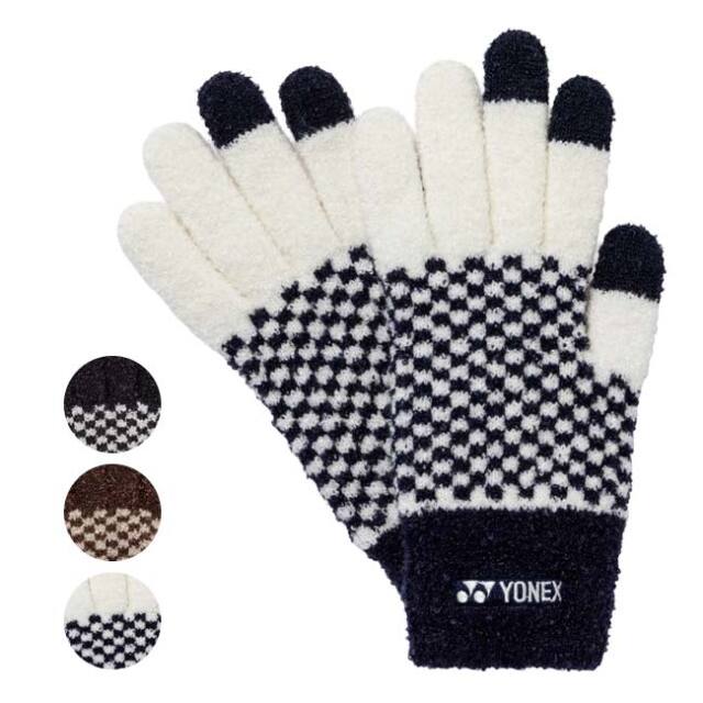 ヨネックス(YONEX) 2026 ユニセックス タッチパネルグローブ 格子柄 スマホ対応手袋 45054(26y9m)