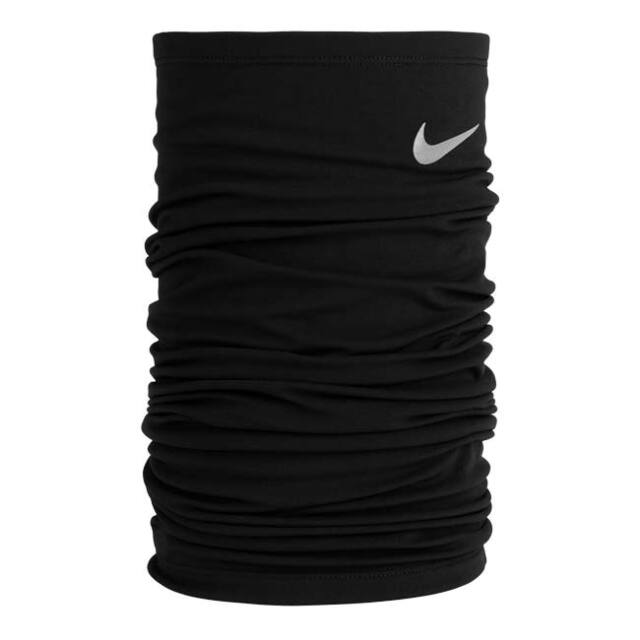 ナイキ(NIKE) ユニセックス Therma-FIT サーマフィット ネックラップ ネックウォーマー フェイスカバー CW5028-042 ブラック×シルバー(26y1m)