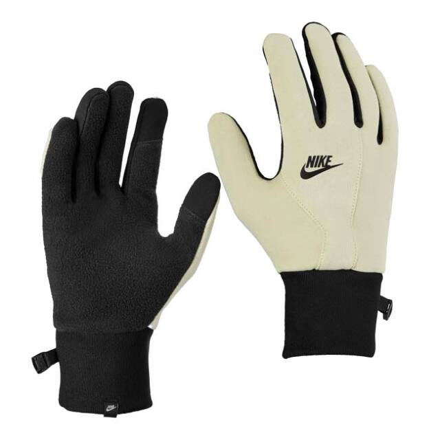 在庫処分特価】ナイキ(NIKE) メンズ Therma-FIT テック フリース グローブ 手袋 タッチスクリーン対応 CW1035-255 ライトカーキ×ブラック(26y1m)