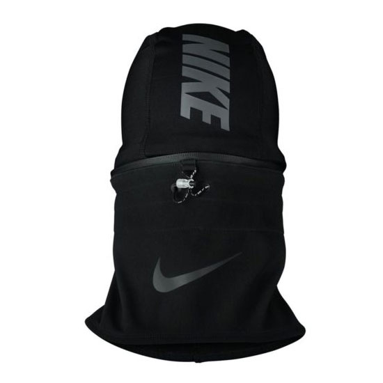 ナイキ Nike コンバーチブル フード 折りたたみフード付きネックウォーマー フェイスカバー Cw5012 071 ブラック y10m