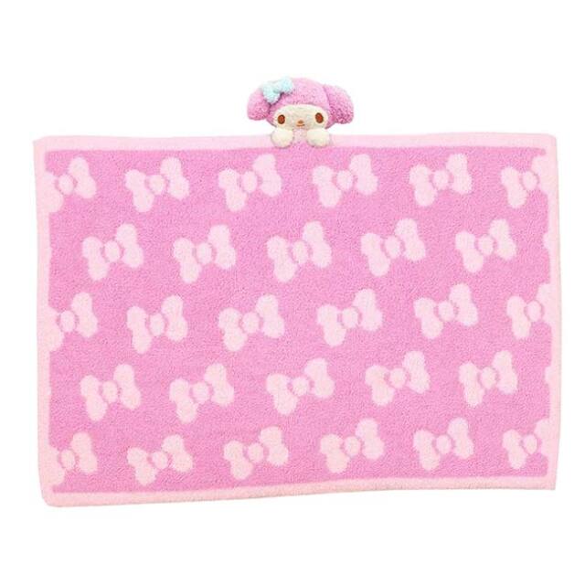 丸眞(マルシン) マイメロディ すやもこマイメロ マスコット付きブランケット 70×100cm 3805001900 ピンク×ホワイト(25y11m)