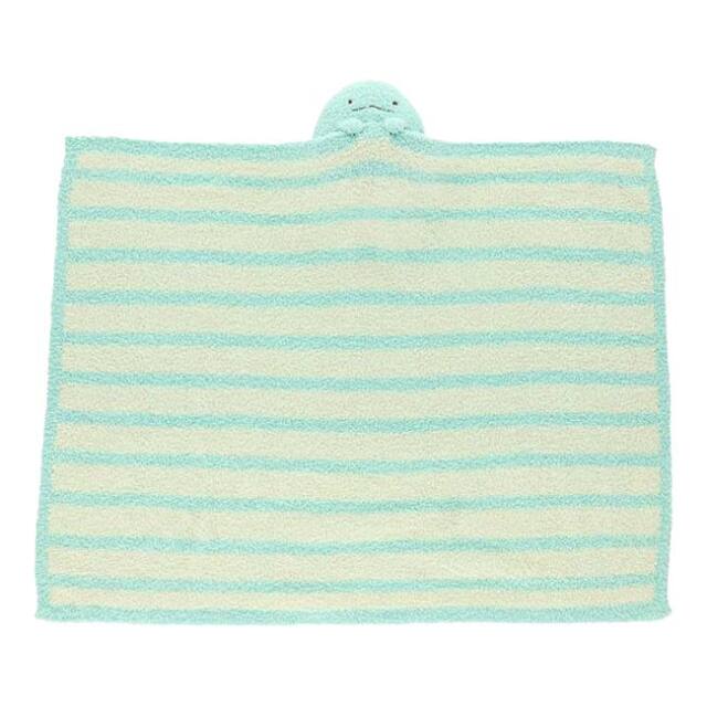 丸眞(マルシン) すみっコぐらし ふわもことかげ マスコット付きブランケット 70×100cm 6575041100 ブルー×オフホワイト(25y11m)