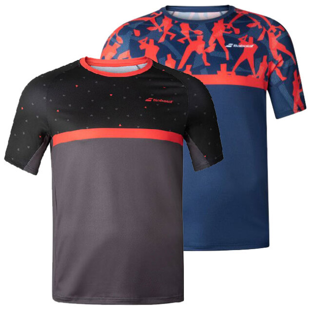 在庫処分特価】バボラ(Babolat) 2020 FW ジュニア(ボーイズ) COMPETE(コンピート) クルーネック半袖Tシャツ 2BF20011(20y9mテニス)