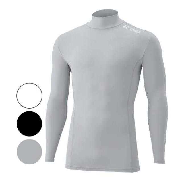 ヨネックス(YONEX) 2025 ジュニア STB マッスルパワー ハイネック 長袖シャツ ソフト 機能インナー フィットネスモデル STBF1018J(25y2mフィットネス)