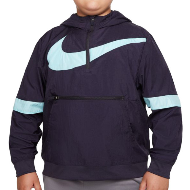 【20%OFFクーポン対象10日まで】在庫処分特価】ナイキ(NIKE)ジュニア(ボーイズ) YTH クロスオーバー ジャケット DJ5727-540 ケイブパープル×コパ 並行輸入品(21y10mバスケ)