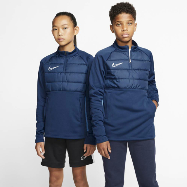 在庫処分特価 ナイキ Nike ジュニア ボーイズ アカデミー Dri Fit ドリル トップ Bq7467 407コースタルブルー 19y10mサッカー