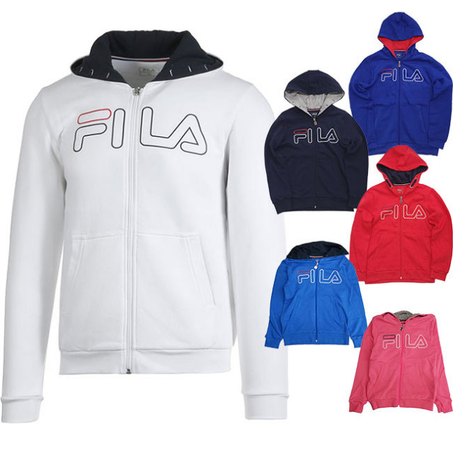 フィラ(FILA) ジュニア(ボーイズ) William(ウイリアム) フード付きスウェットジャケット FJL191008 ジップアップパーカー(19y10m)