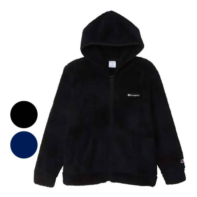 売切り終了！在庫処分特価】チャンピオン(Champion) ジュニア ベーシック チャンピオン キッズ ジップフーデットジャケット CK-A601(25y10mトレーニング)