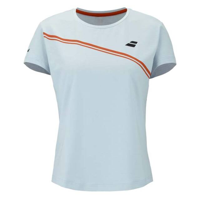 バボラ(Babolat) ジュニア(ガールズ) PLAY(プレー) キャップスリーブ ゲームシャツ 3GTG011-4142 イリュージョンブルー(26y5mテニス用ゲームウェア)
