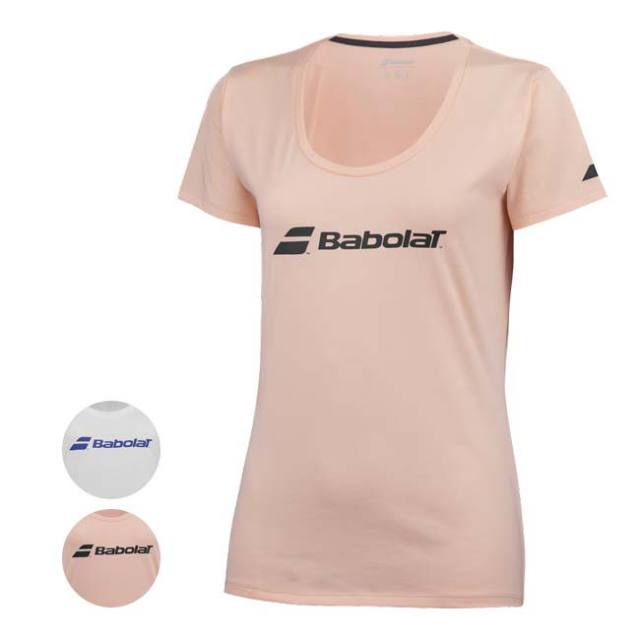 バボラ(Babolat) 2024 ジュニア(ガールズ) EXERCISE エクササイズ 半袖Tシャツ 4GP2441(24y5mテニス)