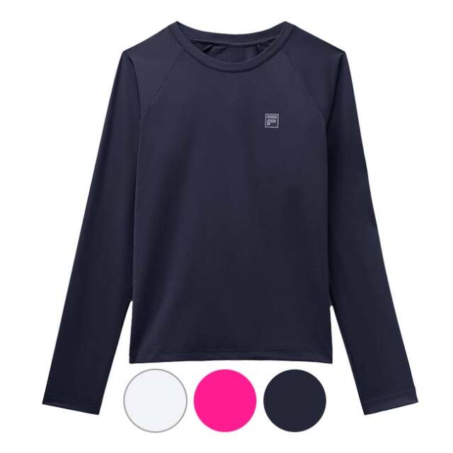 FILA(フィラ) ジュニア(ガールズ) ロングスリーブトップス 長袖Tシャツ TG31D847(25y3mテニス用ゲームウェア)