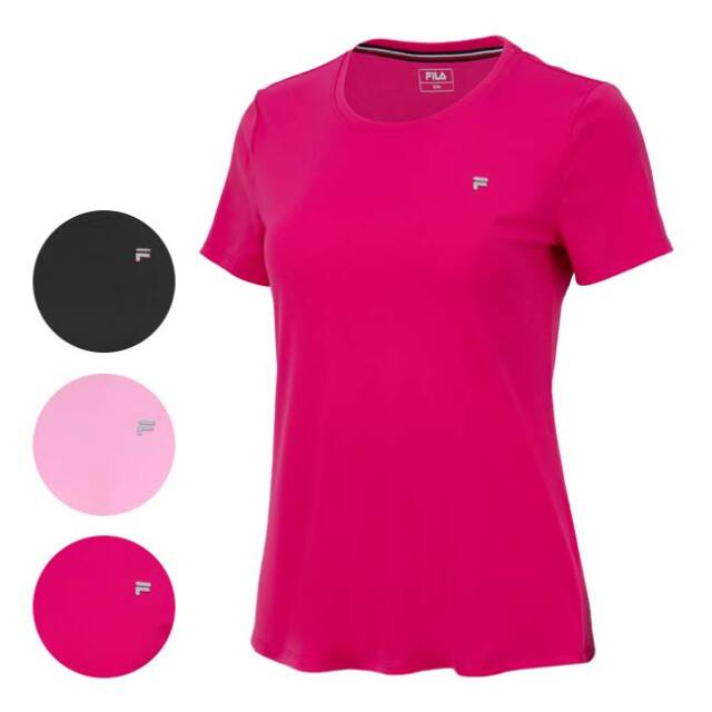 FILA(フィラ)ジュニア(ガールズ) Leonie(レオニー) ゲームシャツ FJL222130E(23y11mテニス)