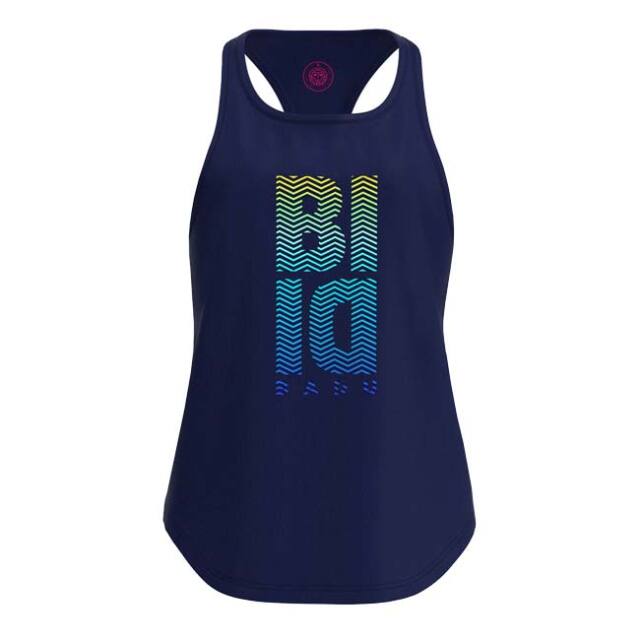 60%OFF在庫処分特価】BIDI BADU(ビディバドゥ) 2023 FA ジュニア(ガールズ) GRAFIC ILLUMINATION チル タンクトップ G1580010-DBLMX ダークブルー×MX(23y7mテニス)