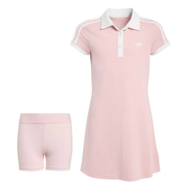 adidas Originals(アディダスオリジナルス) 2026 FA ジュニア(ガールズ) クラシック クライマクール ゲームドレス KX2136 Dピンク(26y9mテニス用ゲームウェア)