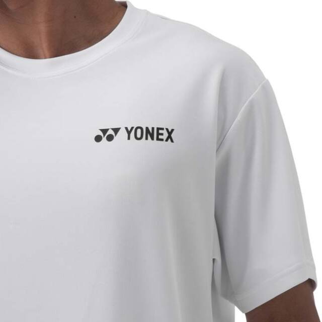 YONEX ヨネックス 旧ロゴ ゲームシャツ サイズ ホワイト　日本製 日本サイズ】ヨネックス(YONEX) ユニセックス ドライ半袖Tシャツ