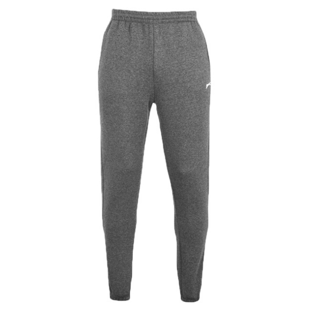 【20%OFFクーポン対象10日まで】「ＵＳサイズ」Slazenger(スラセンジャー) メンズ フリース ジョギング パンツ 裏起毛 482008-チャコール(22y3mトレーニング)