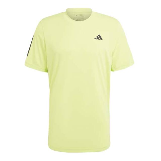 【20%OFFクーポン対象10日まで】「日本サイズ」アディダス(adidas) メンズ CLUB クラブ スリーストライプス 半袖Tシャツ MLE72-IA9572 パルスライム(23y9mテニス)