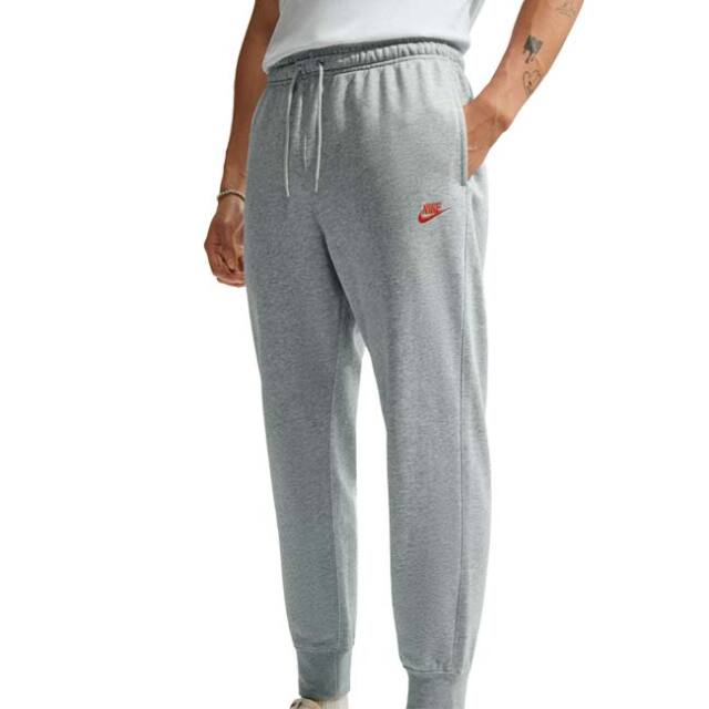 在庫処分特価】【日本サイズ】ナイキ(NIKE) メンズ CLUBクラブ フレンチテリー ジョガー ロングパンツ FN3802-064 DKグレーヘザー×Uレッド(26y9mトレーニング)