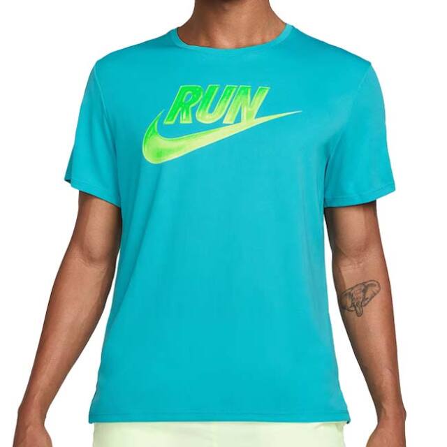 在庫処分特価】【日本サイズ】ナイキ(NIKE) 2025 SU メンズ マイラー ラン エナジー Dri-FIT 半袖Tシャツ HJ3565-345 ダスティカクタス(25y7mランニング)