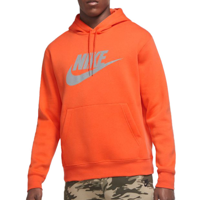 在庫処分特価 日本サイズ ナイキ Nike メンズ スポーツウエア 裏起毛プルオーバー 長袖フーディ パーカー Cu4374 7 エレクトロ オレンジ 21y3mトレーニング
