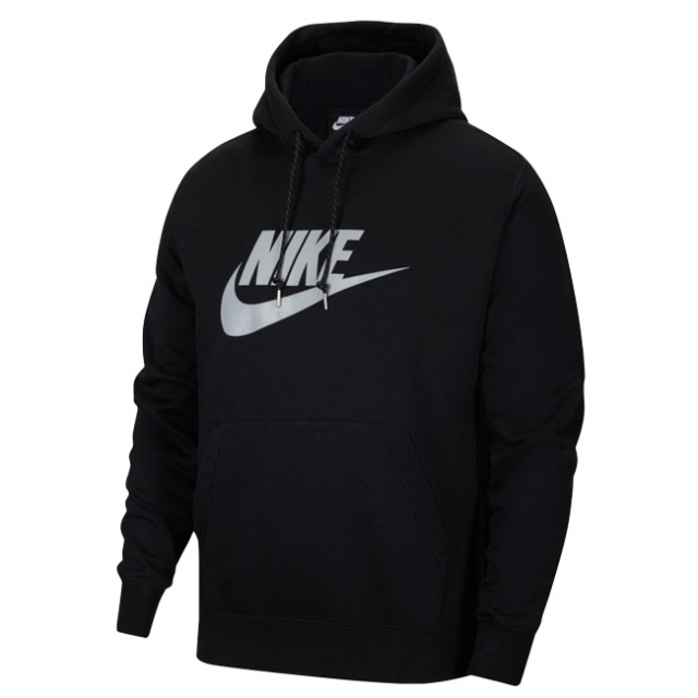 在庫処分特価 日本サイズ ナイキ Nike メンズ スポーツウエア 裏起毛プルオーバー 長袖フーディ パーカー Cu4374 010 ブラック 21y3mトレーニング