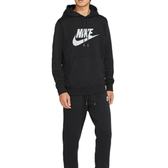 在庫処分特価 日本サイズ ナイキ Nike メンズ スポーツウエア 裏起毛プルオーバー 長袖フーディ パーカー Cu4374 010 ブラック 21y3mトレーニング