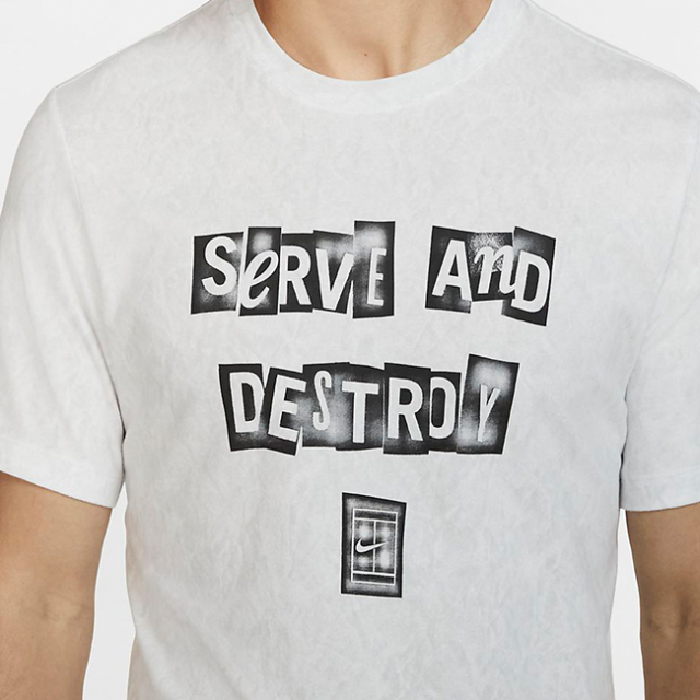 Usサイズ ナイキ Nike 19 Fa メンズ コート グラフィック Tシャツ Bv7014 100 ホワイト 19y8mテニス