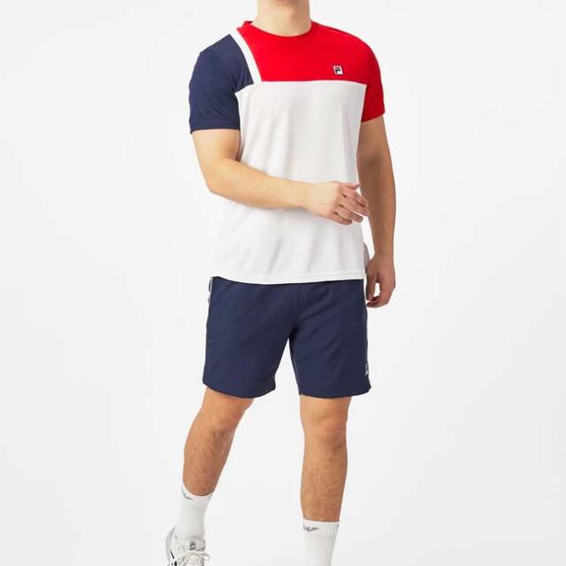FILA カラーブロック Tシャツ M USサイズ】FILA(フィラ) 2023 SS メンズ KARL(カール) カラー