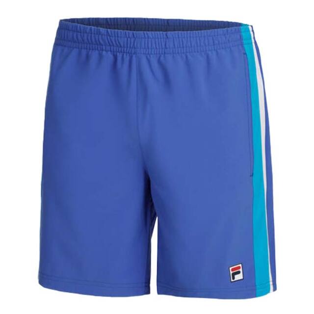 【ＵＳサイズ】FILA(フィラ) 2023 SS メンズ NICOLO(ニコロ) 8インチ ショートパンツ FBM231005-1451 ダズリングブルー(23y3mテニス)