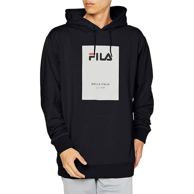 在庫処分特価 日本サイズ フィラ Fila Fw メンズ フィットネス パーカー フード付き長袖トレーナー 440 304 y8mトレーニング