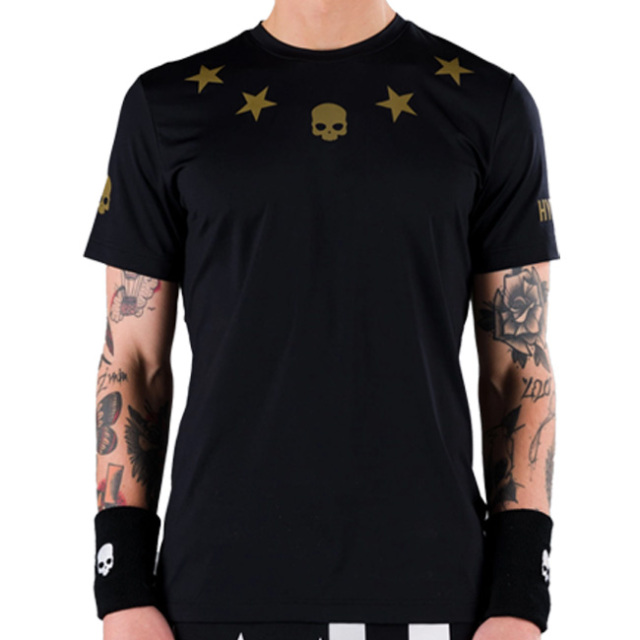 ハイドロゲン★テニス★スターテックTシャツ★ブラック★Mサイズ 在庫処分特価】【USA Capsule】【海外サイズ】HYDROGEN