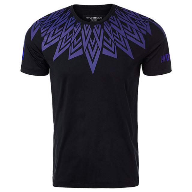 ハイドロゲン テニスウェア テックTシャツ パープル Mサイズ 【SALE