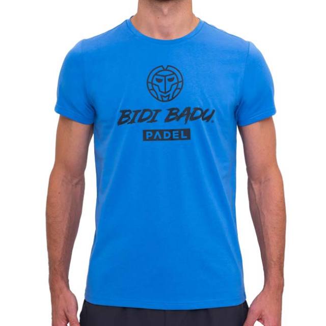 「海外サイズ」BIDI BADU(ビディバドゥ) 2024 FA メンズ SPIKE ロゴ チル 半袖Tシャツ M2620041-BL ブルー(24y6mパデル)