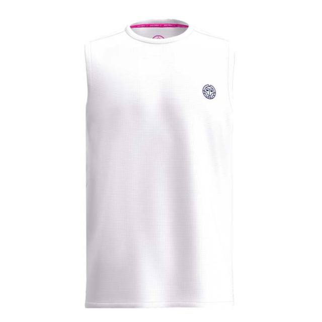 【9,000円以上で8％OFFクーポン】「海外サイズ」BIDI BADU(ビディバドゥ) メンズ CREW タンクトップ ノースリーブシャツ 「定番」 M1580005-WH ホワイト(24y3mテニス)