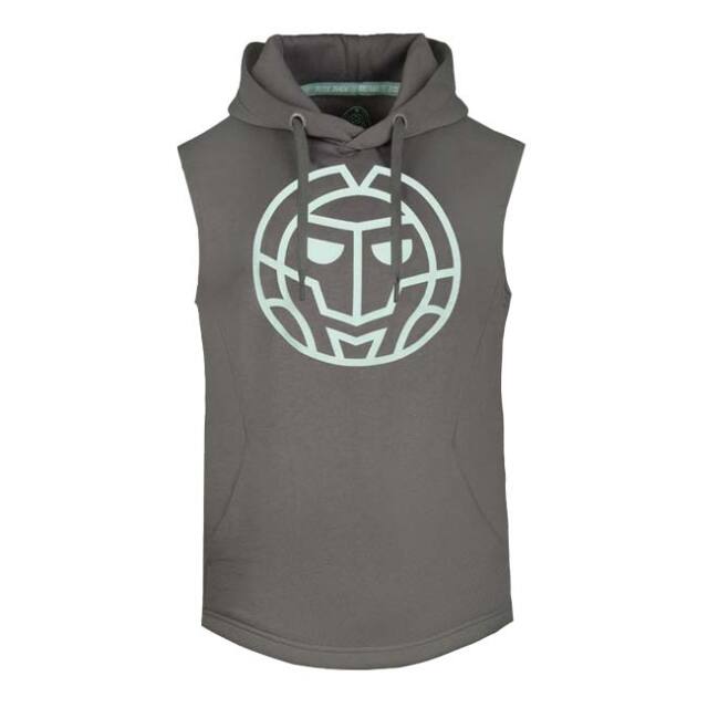 50%OFF在庫処分特価】「海外サイズ」BIDI BADU(ビディバドゥ) メンズ ATHLETICS ブラキアス ムーブ ノースリーブフーディ M3270002-GR グレー(23y9mトレーニング)