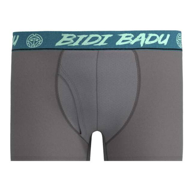 50%OFF在庫処分特価】「海外サイズ」BIDI BADU(ビディバドゥ) メンズ CREW ボクサーショーツ 前開き ボクサーパンツ 「定番」 M1180001-GR グレー(23y1mテニス)