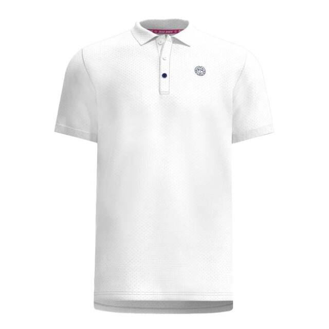 【9,000円以上で8％OFFクーポン】「海外サイズ」BIDI BADU(ビディバドゥ) メンズ CREW 半袖ポロシャツ 「定番」 M1350002-WH ホワイト(23y1mテニス)