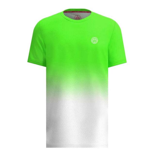 40%OFF在庫処分特価】「海外サイズ」BIDI BADU(ビディバドゥ) メンズ CREW グラディエント 半袖Tシャツ 「定番」 M1620003-NGNWH ネオングリーン×WH(23y1mテニス)